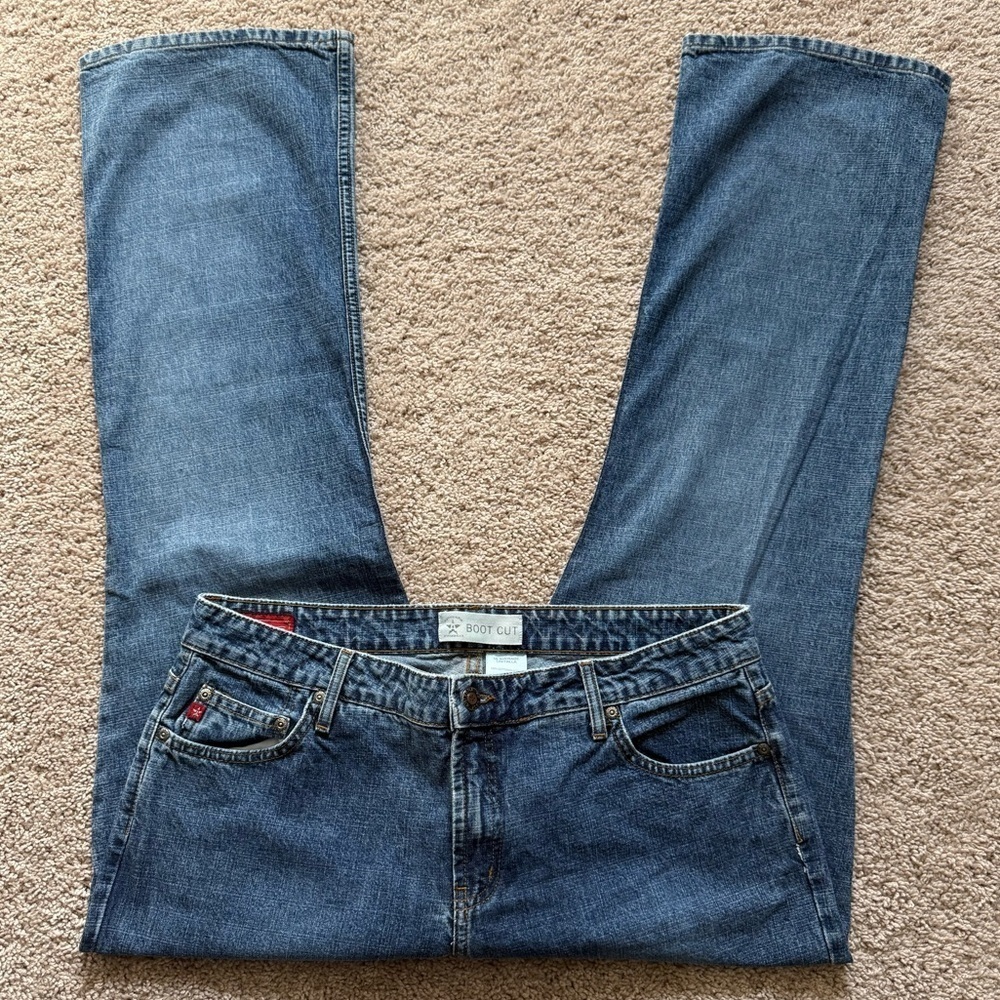 Arizona Jean Company Blue Denim Boot Cut Jeans Women’s Size 15